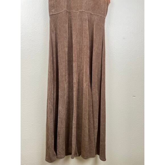 Vintage Womens Dress Sz S Forest Fairy Sparkle Glitter Stretchy Holiday Boho - Picture 9 of 14